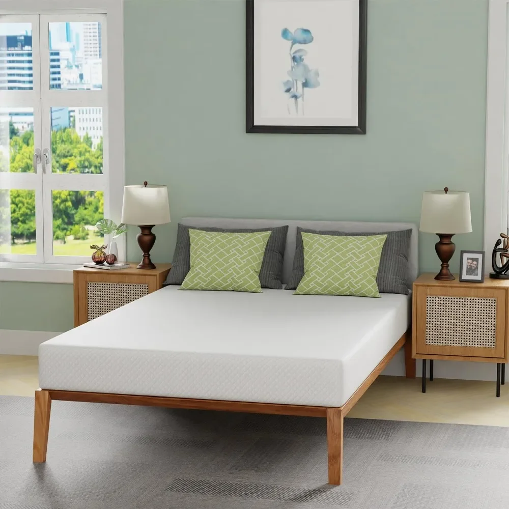 6/8/10/12 Inch Gel Memory Foam Mattress for Cool Sleep & Stress Relief, Medium Firmness Mattress (8 Inch, Full)