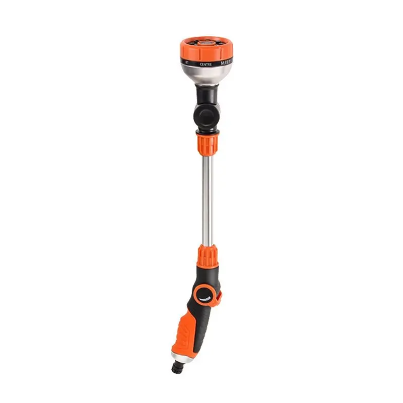 B08B-Long Pole Spray Wand Multi-Pattern Hose Nozzle Garden Water Gun For Plant Flower Vegetable For Watering System