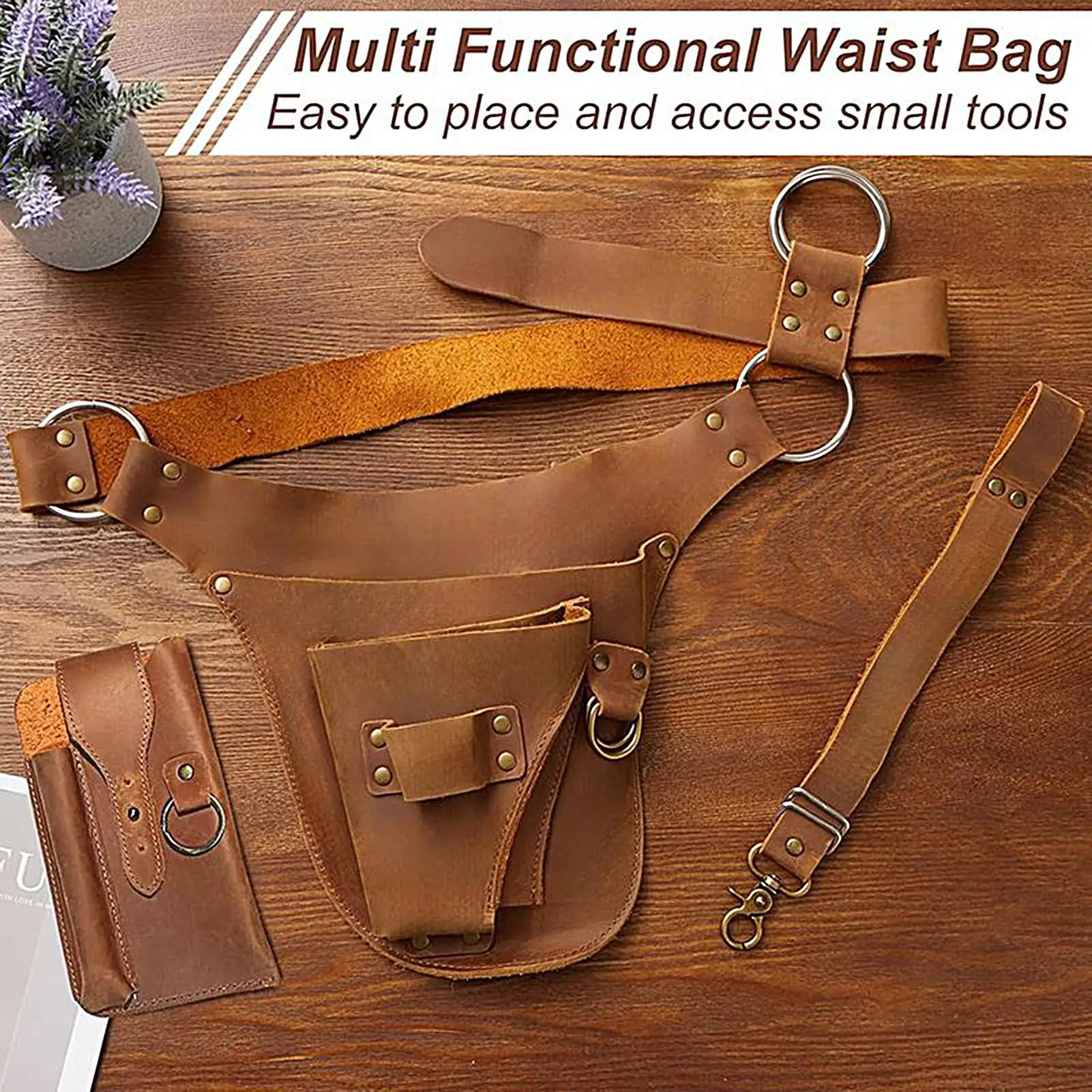 

Garden Belt Multi-Pocket Gardening Waist Bag Waist Apron With Pockets For Gardeners Growers Landscapers Homeowners Lawn Care