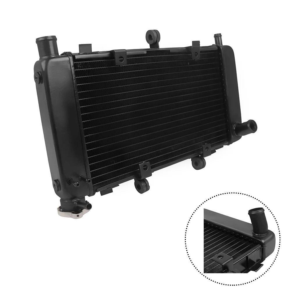 For Yamaha FZ600 FZ6 FAZER FZ6N FZ6S 1998-2010 Motorcycle  Engine Radiator Cooler Cooling System Aluminium Water Tank Protection