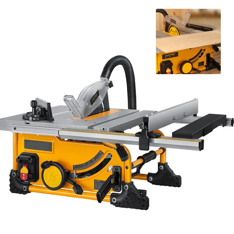 1500W Table 80 Teeth Circular Saw 8 Inch Wood Cutting Saw Dust Free Woodworking Sliding Table