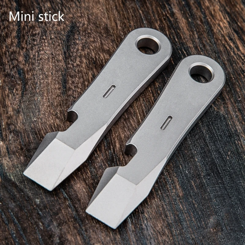 ไทเทเนียมอัลลอยด์เปิดขวดสำหรับ Crowbars ที่เปิดขวด Pocket Pry Bar เครื่องดึงเล็บ M4YD