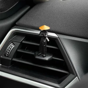 50 مم شخصيات الراتنج الصغيرة نموذج العتيقة اليابانية الصينية النينجا الساموراي المحارب بارد النمذجة هدايا زخرفة السيارات المصغرة الأكثر مبيعا 8 دمية صينية لطيفة - No3