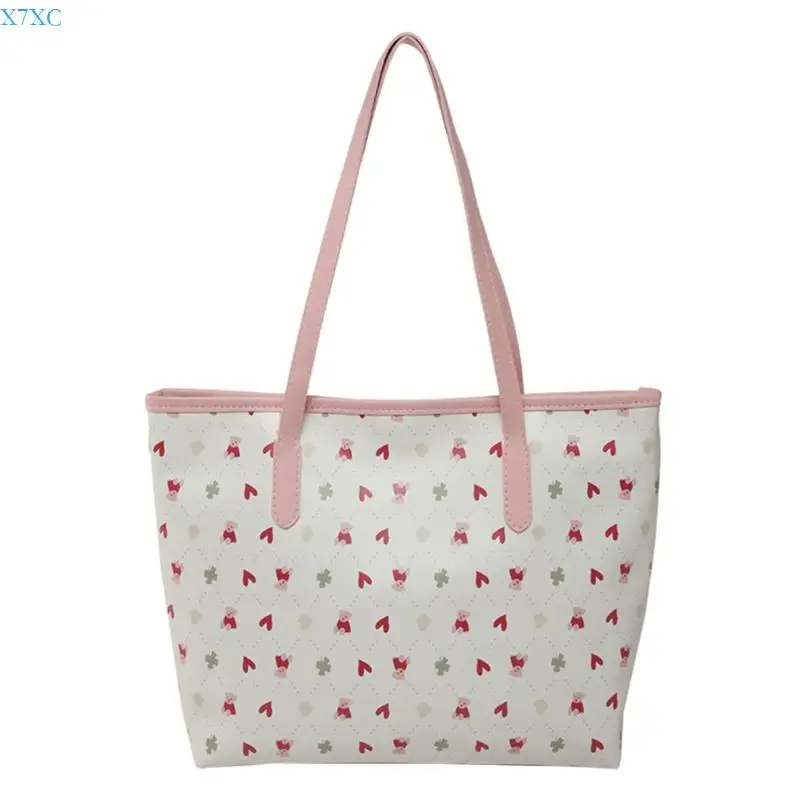 

X7XC Elegant Bows Underarm Bag Large Capacity Shoulder Armpit Bags for Daily Use