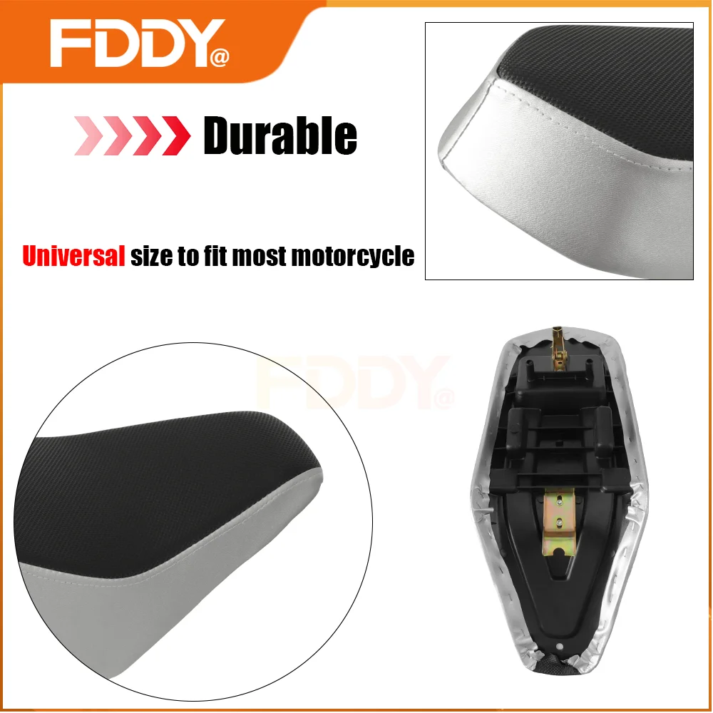 FDDY ATV Seat Saddle for 110cc-250cc Off-Road Quad Bike Compatible with Kawasaki Small Mars Model Chinese 4-Wheel Vehicle
