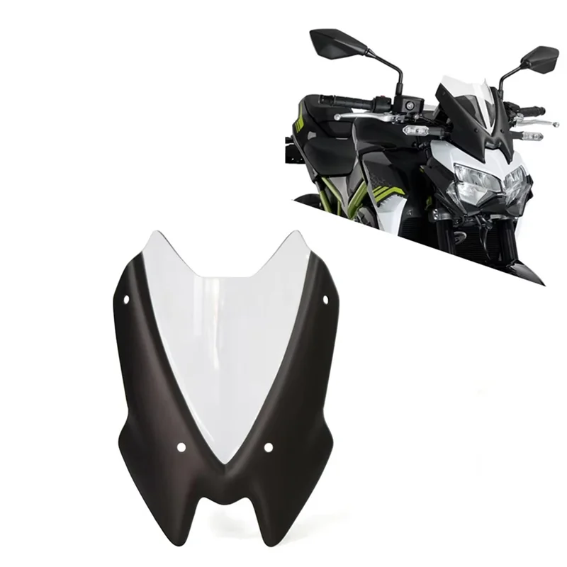 

For Kawasaki Z650 Z900 Wind Screen Accessories Windshield Air Deflector 2020-2024 Motorcycle Windscreen