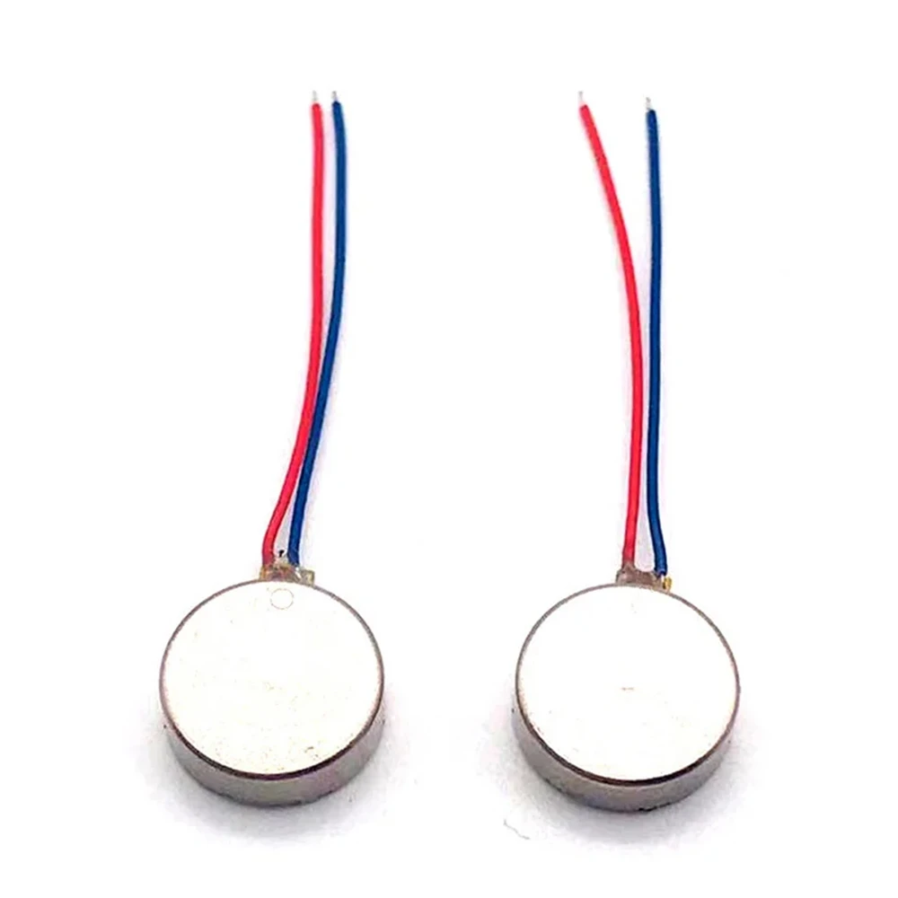 10 قطعة تيار مستمر 3 فولت محرك اهتزاز صغير 12000 دورة في الدقيقة عملة مسطحة زر من نوع مايكرو تيار مستمر تهتز المحرك للهاتف الخليوي المحمول النداء اللوحي