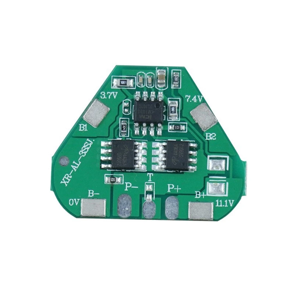 3S 5A Common Port Battery- Protection PCB For 11.1V 12.6V Li-ion Battery- Packs Supporting 5A Discharge And 3A Charging Currents