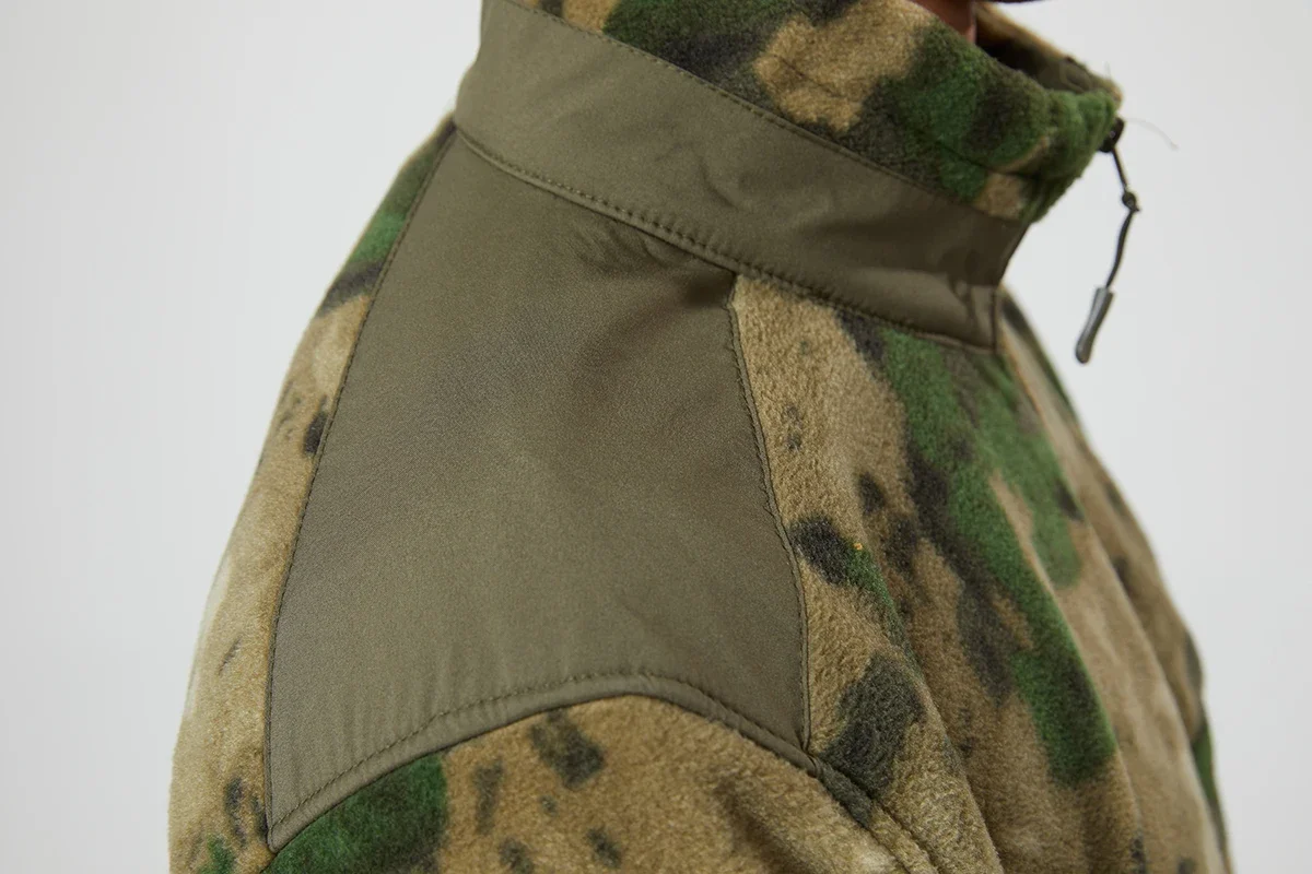Outdoor-Jacke Airsoft Herren Fleece taktische Kampf jacken Camo Arbeits mäntel weiche warme Outwear Camping Wind jacke – Detail 15