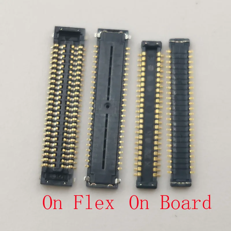 2-5Pcs Lcd Display Screen Flex FPC Connector Plug On Board For Samsung Galaxy S6 Edge G925 G925V G928 A7 2018 A750 A750F 48Pin