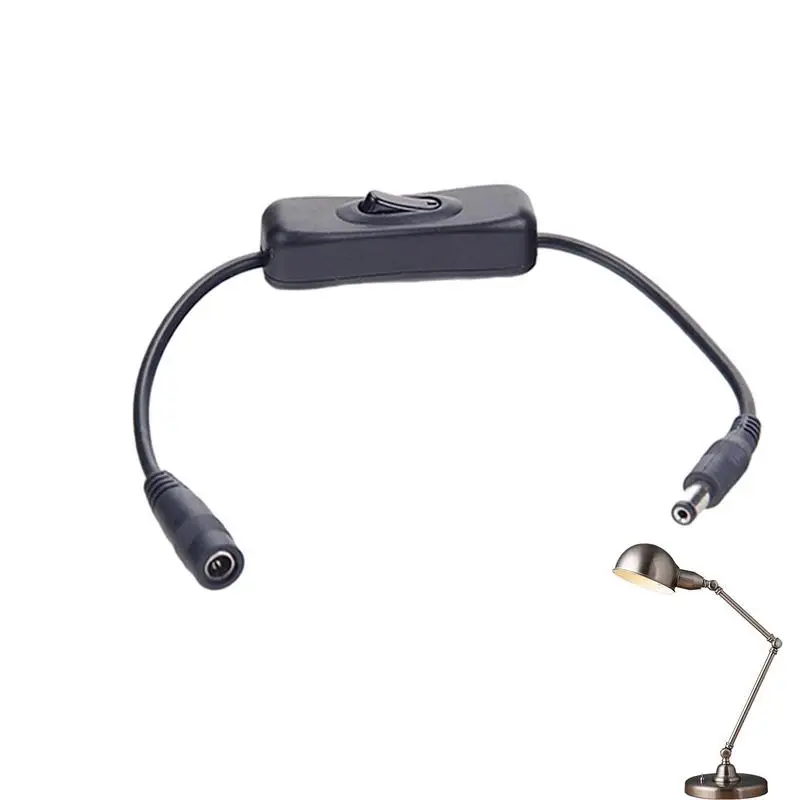 DC Inline Switch DC5521 Push Button Power Switch Electrics Accessories Light Control Tool For Table Small Appliances