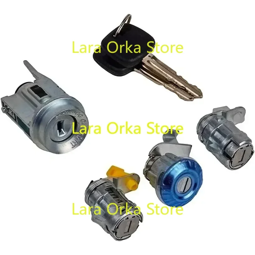 Ignition Door Locks & Gas Lock with 2 Keys D2191608 69005-35130 Compatible with Toyota Pickup 1992-95