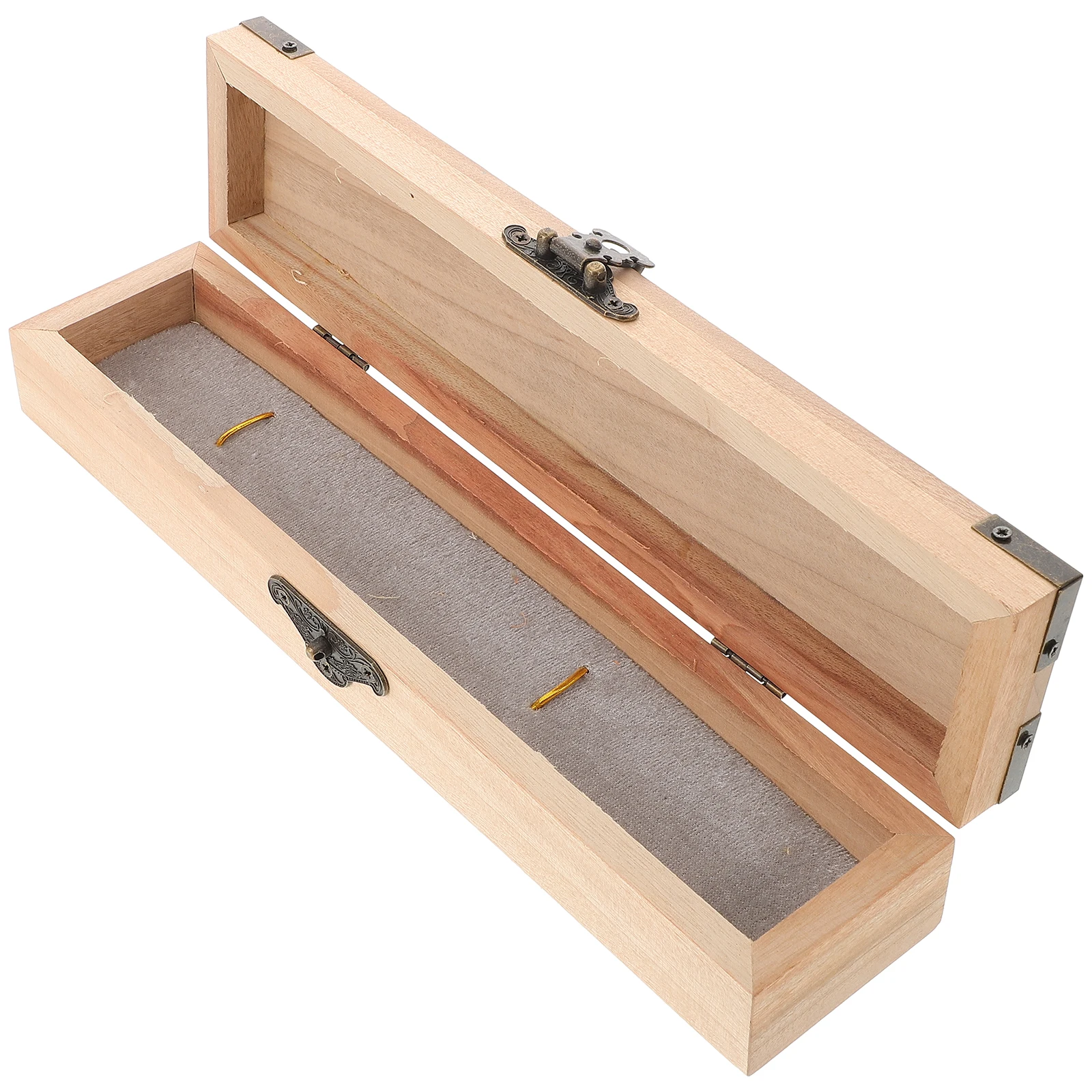 

Wood Calligraphy Brush Gift Single Pen Case Protective Storage Organizer Wooden Packaging Box Art Paint Watercolor