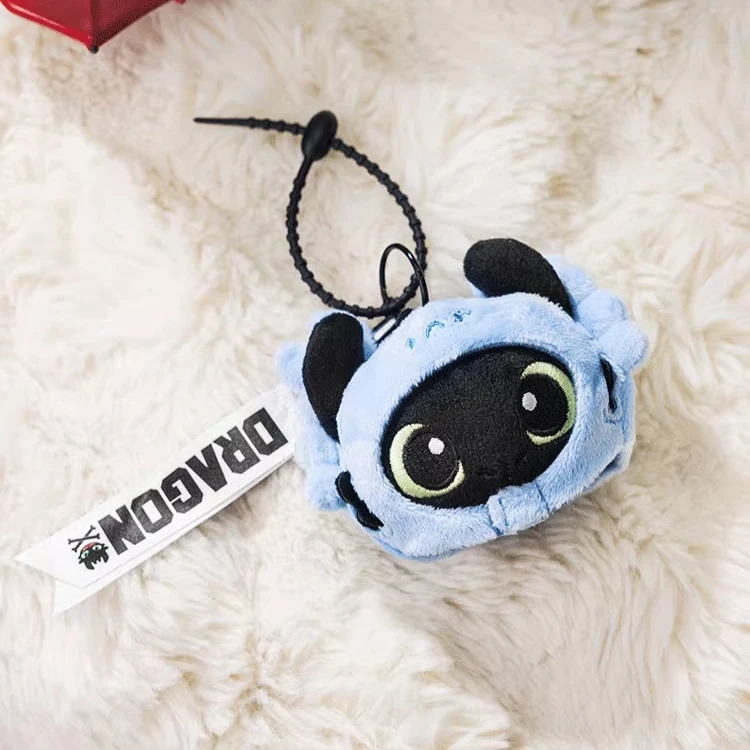 

Оригинальный плюшевый брелок-подвеска из мультфильма «Как приручить дракона»: Краб, Беззубик, Маленький Дьяволёнок, милый карманный персонаж, для сумки или ключей