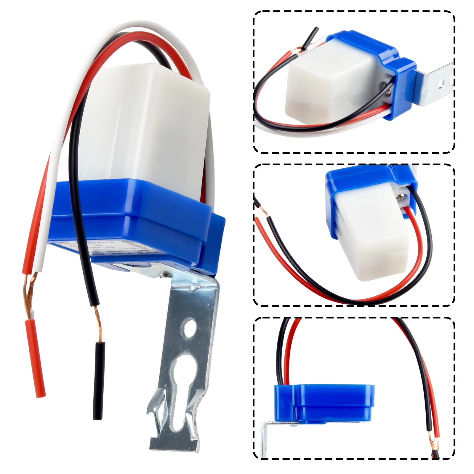 1 Pcs Brand New High Quality AC DC 12V 24V 220V 10A 50-60Hz Automatic Switch Photoelectric Tube Street Light Sensor Switch