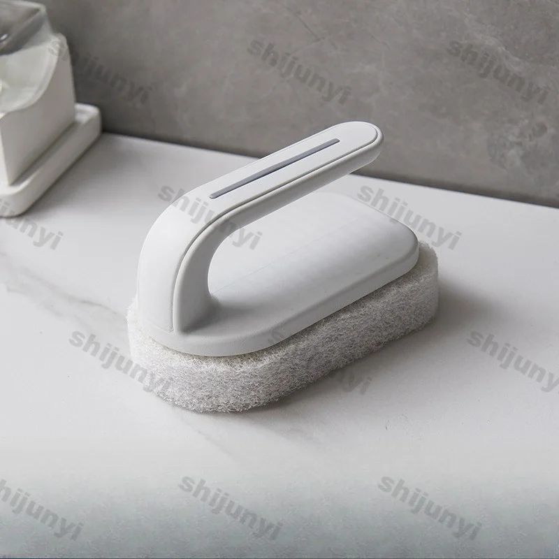 New Style Bathroom Cleaning Cloth  Bathroom Tiles  Glass Cleaning Brush  Sink  Pot  Stove  Countertop  Wall Daily Cleaning Brush