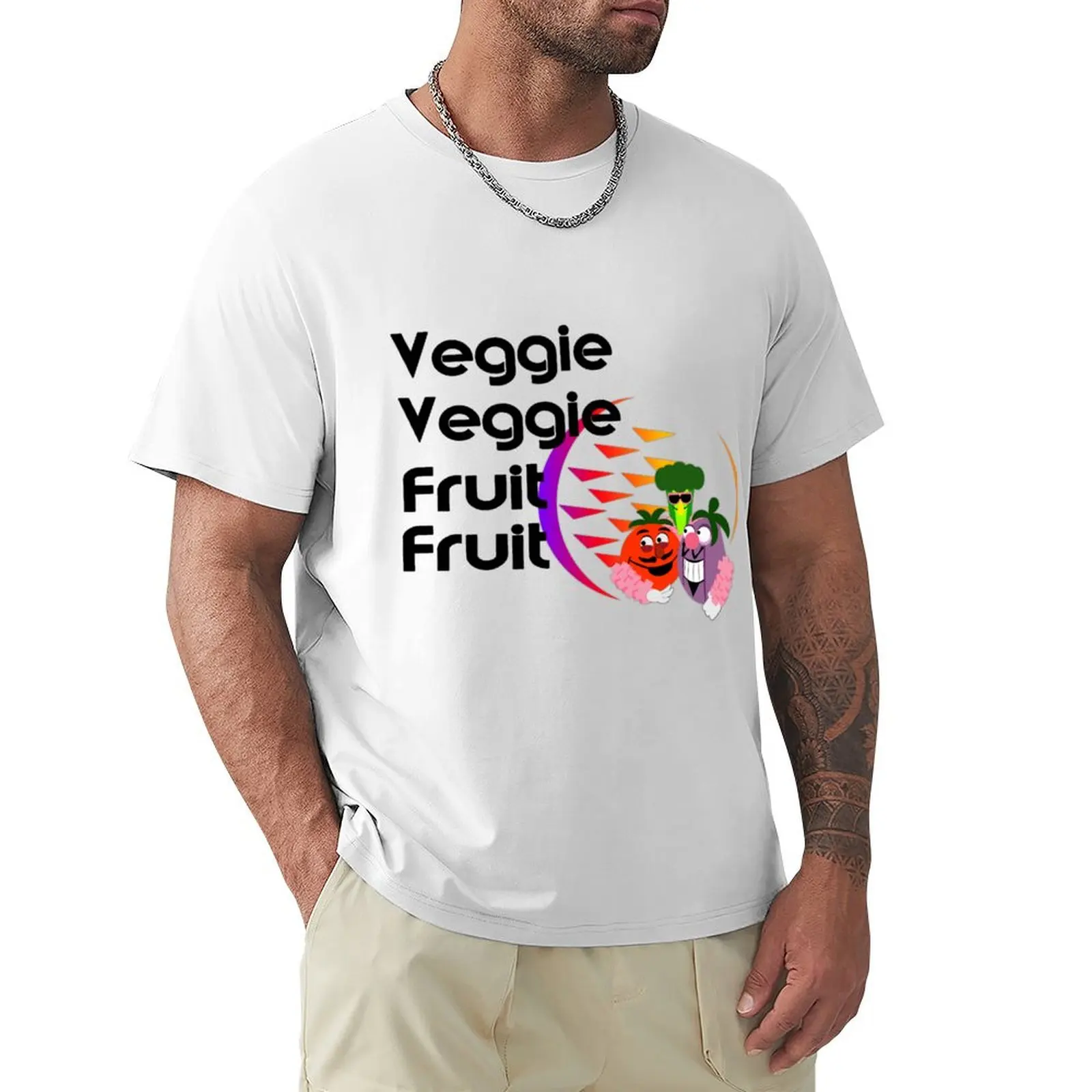 Veggie Veggie Fruit Fruit T-shirt summer clothes kawaii clothes korean fashion t shirts men