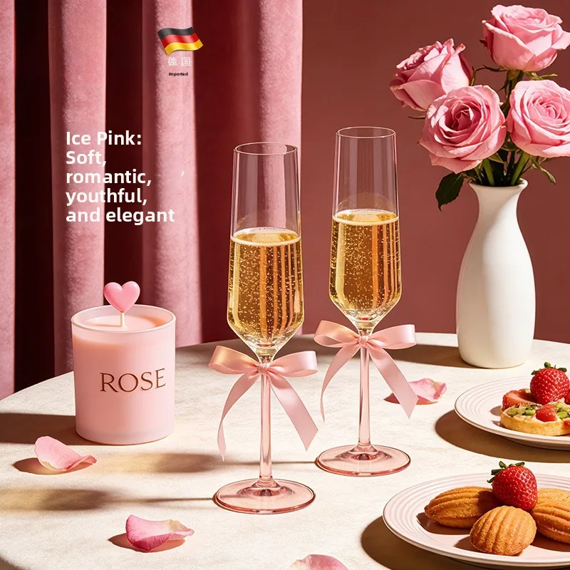 

High-end Luxury Gift Box Set Short Stem Wine Glasses Champagne Cups for Dining And Entertainment Crystal Glass Wine ...