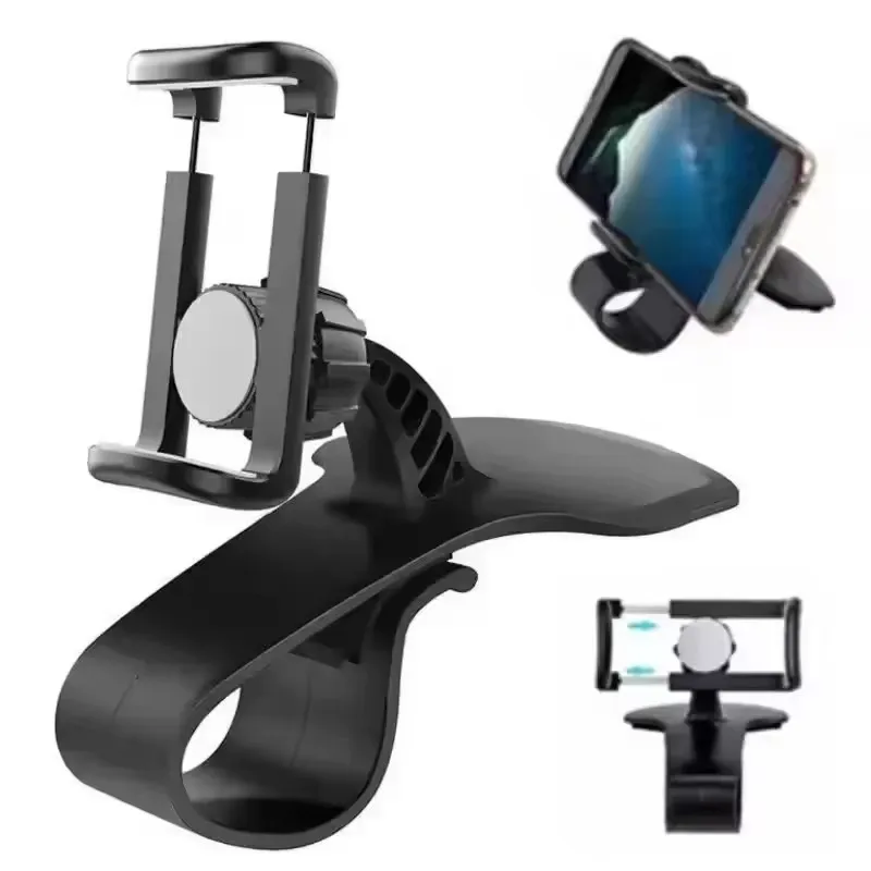 360 Rotatable Car Phone Holder Universal Cell Phone Stands Car Rack Dashboard Support for Auto Grip Mobile Phone Fixed Bracket view 2