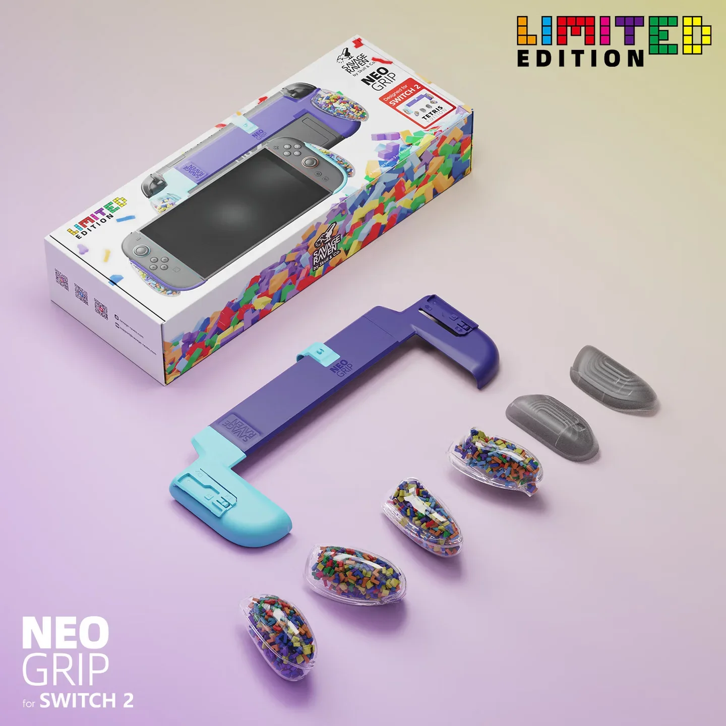 

Защитный чехол NeoGrip с эргономичной сменной рукояткой, лимитированная серия для Nintendo Switch 2, аксессуары для Switch 2