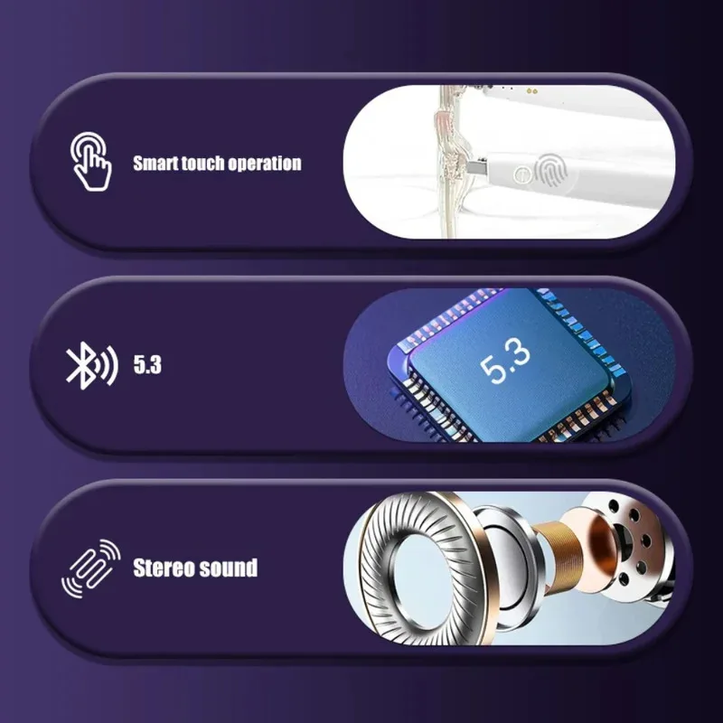 النظارات الذكية لتسجيل الفيديو AI Bluetooth Call Translation Voice Assistant Glasses #4