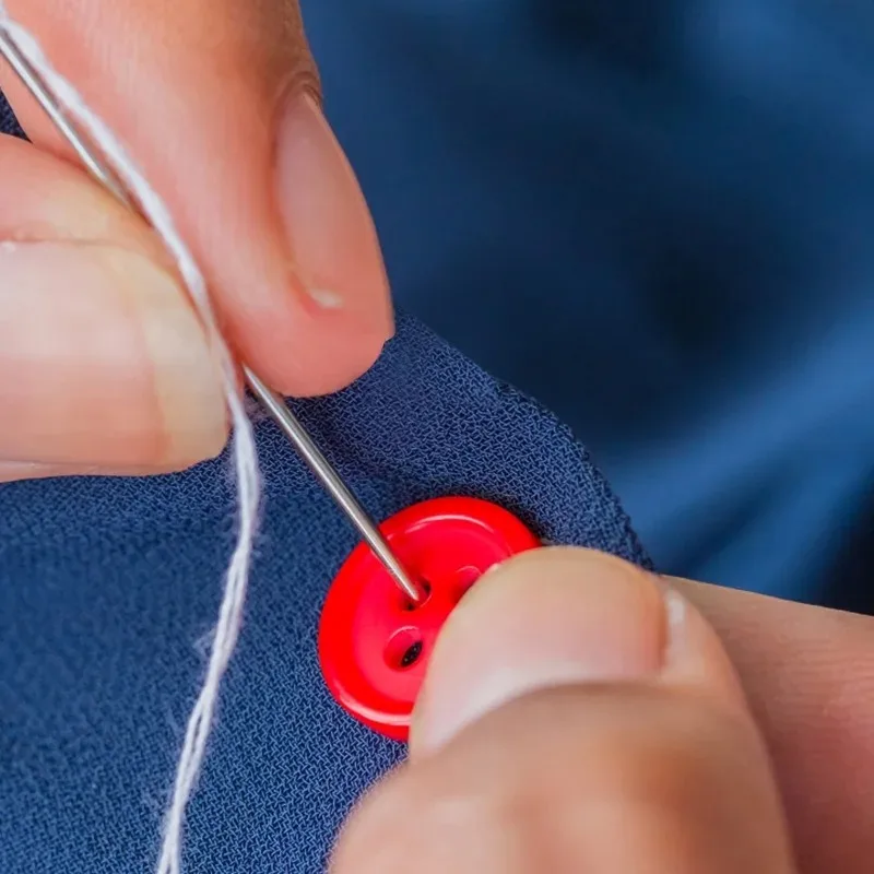 12/36 قطعة إبر الخياطة متعددة الحجم الجانب افتتاح الفولاذ المقاوم للصدأ جريئة الخياطة أدوات يدوية منزلية أدوات الخياطة والاكسسوارات