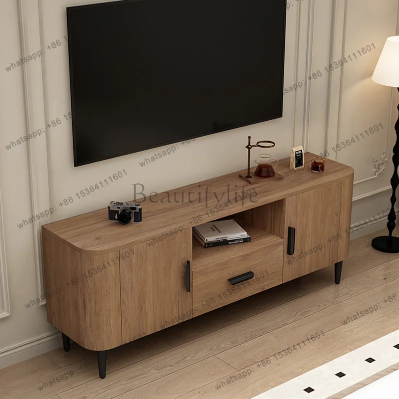 Universelle Moderne TV-Ständer Wohnzimmer Flur Aufbewahrungsorganizer TV-Tisch Schränke Holz Nordischer Fernsehtisch Wohnmöbel