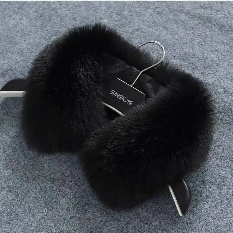 Otoño Invierno piel sintética de zorro cuello de piel ecológico cuello falso nuevo estilo bufanda de lujo versátil Universal individual Unisex