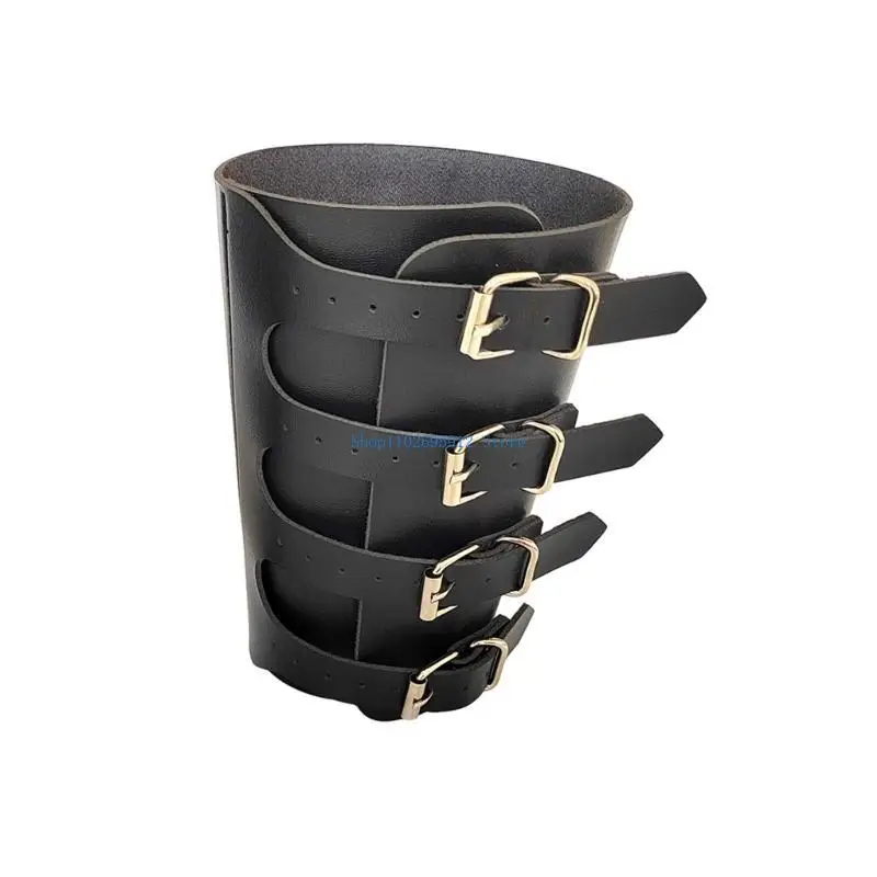 n7ye วินเทจยุคกลางสายรัดข้อมือข้อมือกว้าง bracer หัวเข็มขัดขึ้นแขนเกราะแขนข้อมือ