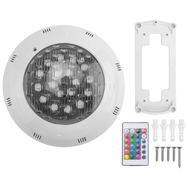

A96I-7 Colors 24V 18W LED RGB Underwater Swimming Pool Bright Light /Remote Control