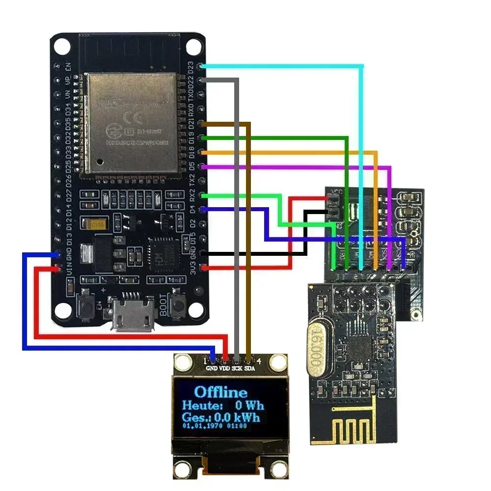 1set ESP321 NRF24L01 OpenDTU For DIY Kit Cajcwiub Rui Hcu3wyrc Hcip32 Hfuw34yrvpv Ro Hrvy8423yv H4r Hfviu34y8y  Hv34y