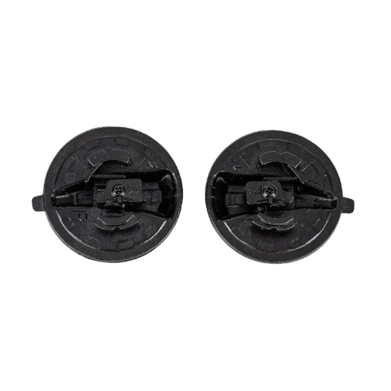 Hurcycles-Visières à lentilles pour casques, 1 paire, bouclier à clip, plaque de base en fibre de phosphore, interrupteur rotatif pour FF300 FF325