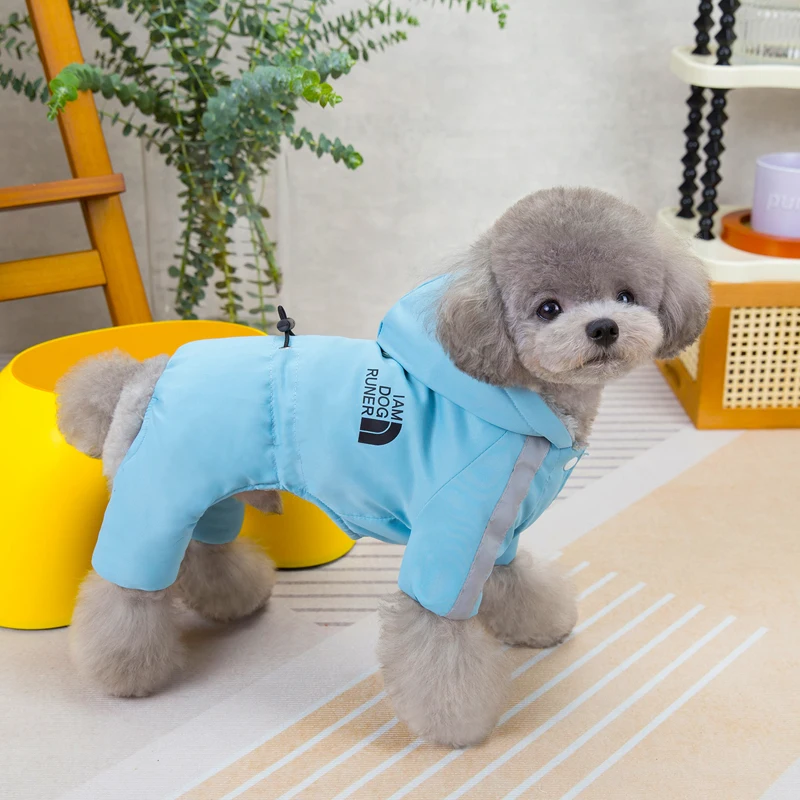 Winter Warm Dog Jumpsuit Waterproof Pet Clothes Jacket Schnauzer Chihuahua Overalls for Small Medium Dogs French Bulldog Onesies