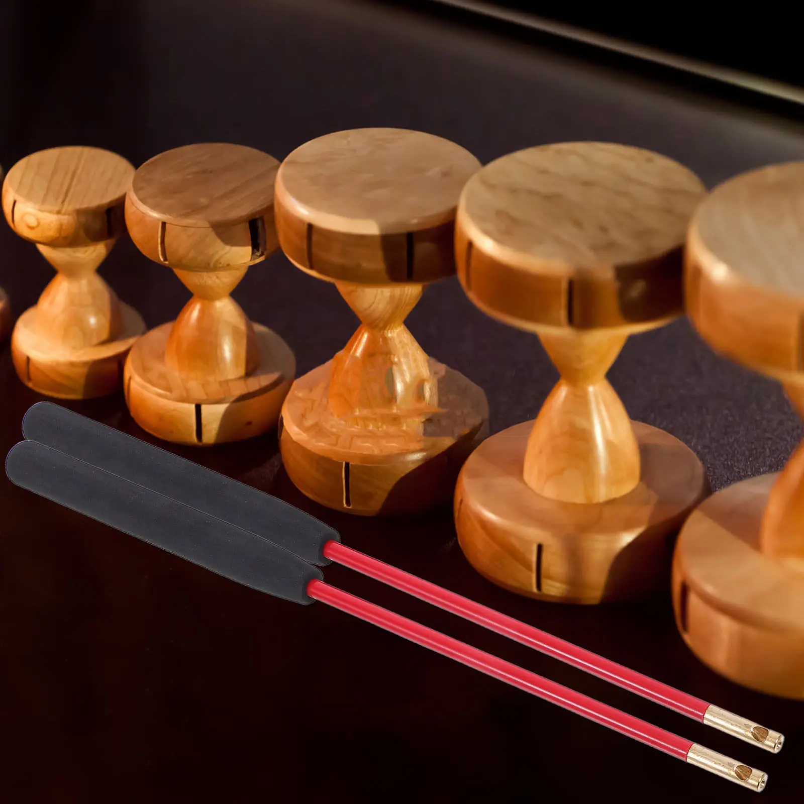 1 Par de Palos de Yo-Yo Chinos, Agarraderas Antideslizantes Cómodas para Diabolo, Varillas de Fitness para Acrobacias en Interiores y Exteriores