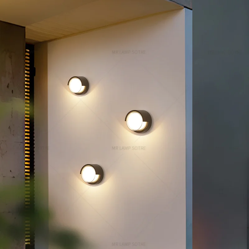 

Outdoor Wall Light Waterproof Simple Villa Outdoor Courtyard Staircase Corridor Exterior Wall Garden Terrace Corridor Balcony