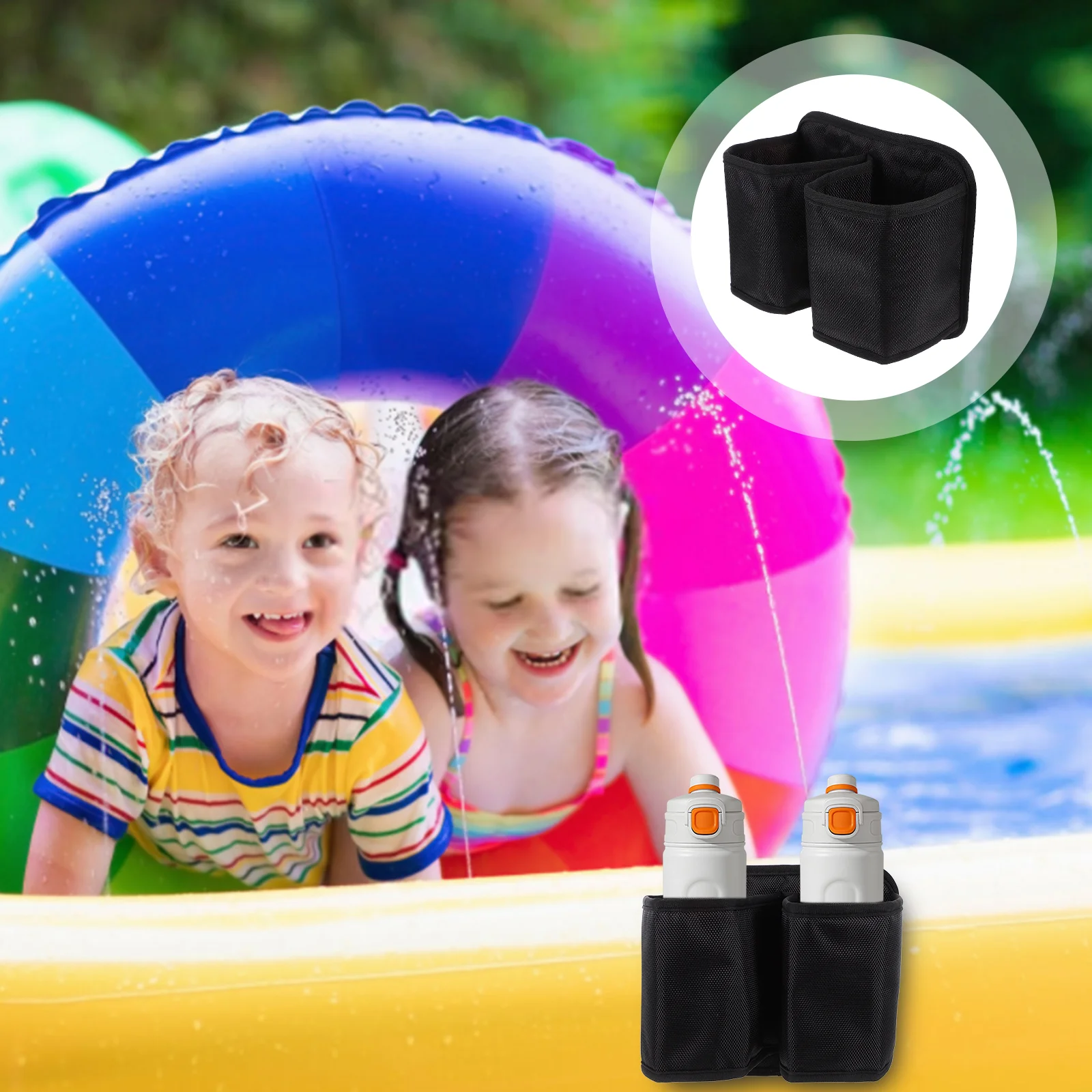 Pool Coaster Cup Holder Drink Storage Side Supplies Accessories Can Oxford Cloth above Ground Holders Essentials