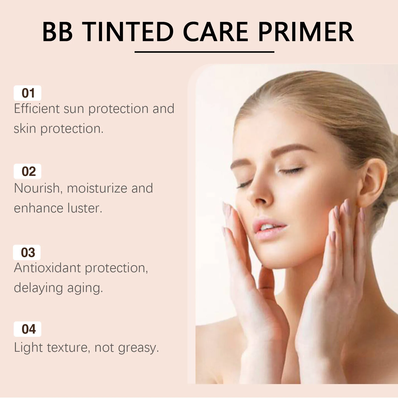 Creme BB protetor - Cobertura para manchas faciais, hidratante, proteção diária, luz hidratante colorida