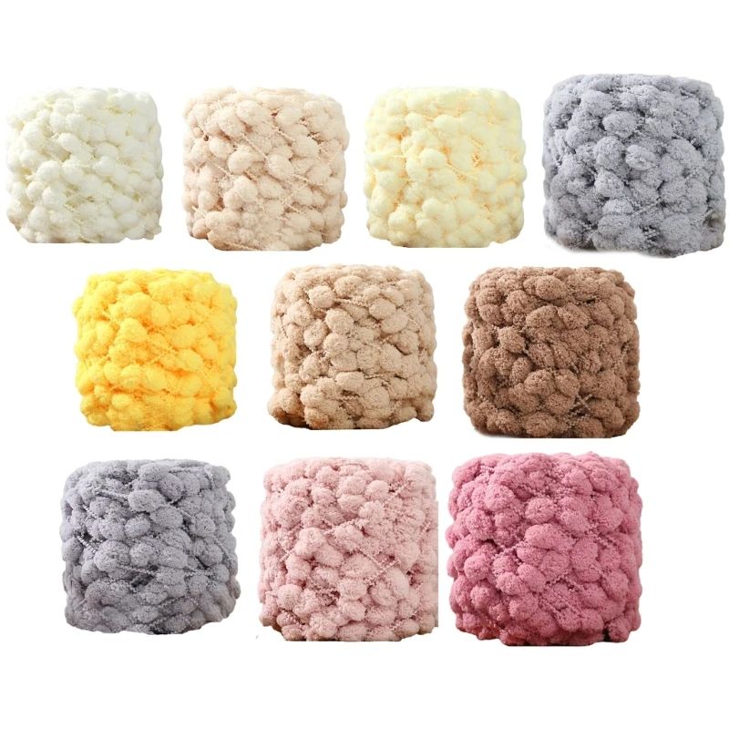 

Plush Crochet Yarn Knitting Cotton Blend Yarn for DIY Blanket Sweater Scarf Handcrafts Yarn for Crocheting Knitting