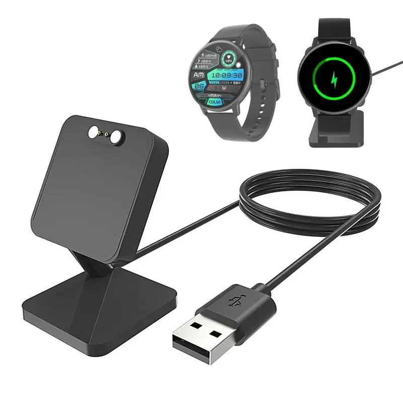 Smartwatch Dock Charger Adapter USB Charging Cable Smart Watch Holder For Colmi I31 Smart Watch Charger Bracket Accessories