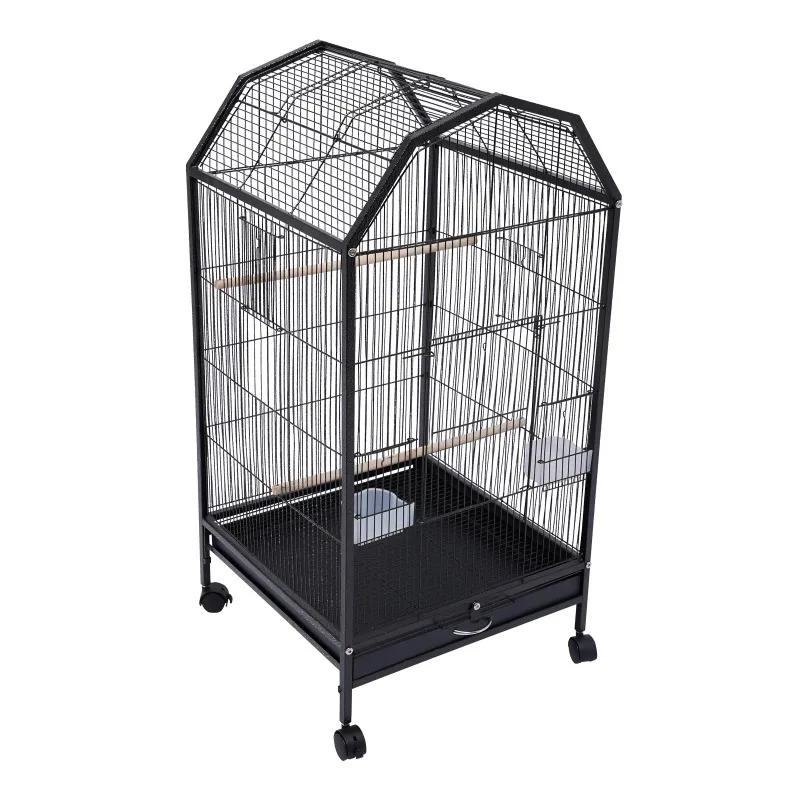 

Parrot Finch Cage Macaw Cockatoo Pet Supply Stand Bird CageLarge Play Bird Cage