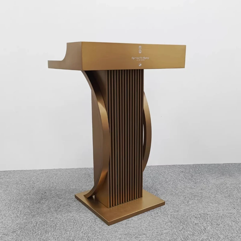 Stainless Steel Outdoor Reception Desks Security Restaurant Estate Reception Desks Welcome Office Furniture Военное ДелоZY40JDT