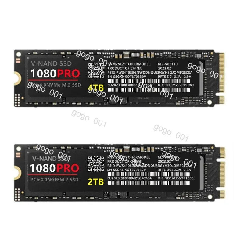 1080PRO PCIe 4.0 NVMe M.2 2280 SSD with 1TB 2TB 4TB Options, Fast Data Transfer for Gaming & Productivity
