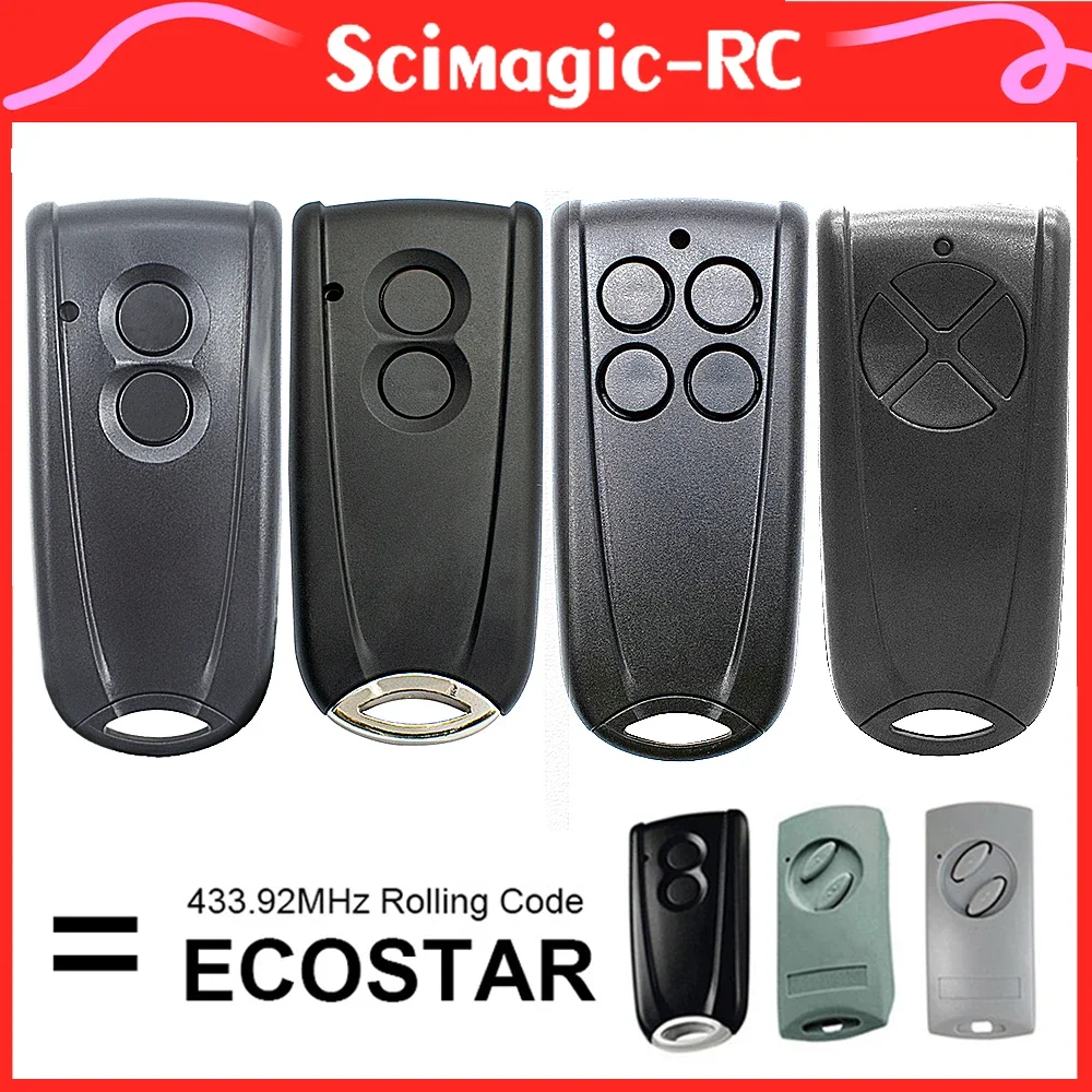 4 Style HORMANN ECOSTAR Garador Europro 700/800 RSC2-433 / RSE2-433 433.92Mhz Compatible Garage Door Opener Remote Control