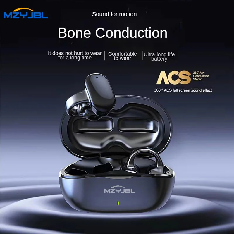 

MZYJBL Bone Conduction Earphones TWS Bluetooth5.3 Wireless I13 Sports Headsets Earbuds Waterproof Earclip Wireless Headphones