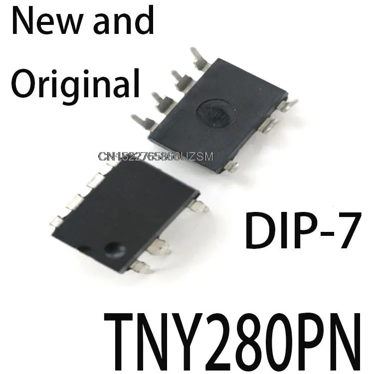DIP7 TNY280P DIP TNY280 DIP-7 280PN, IC TNY280PN, Nouveau et Original, 10 Pièces