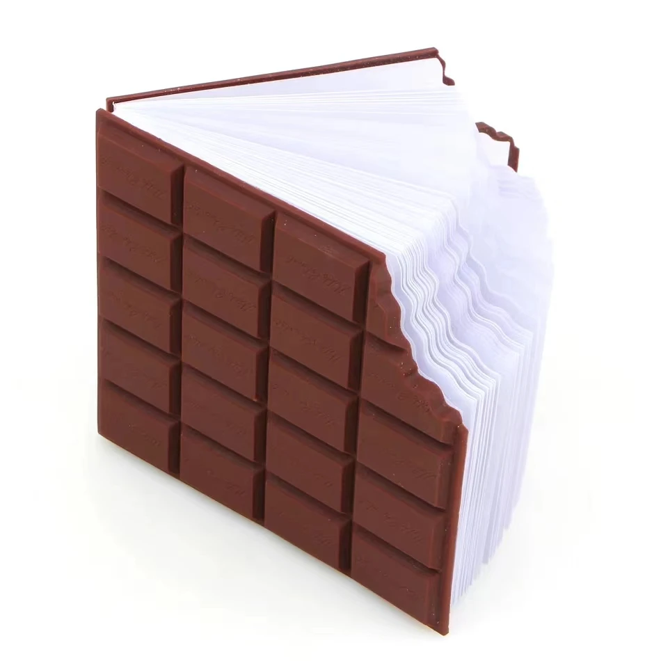 Tempting Chocolate Cover Notepad Notebook Creative Sticky Note Office Stationery