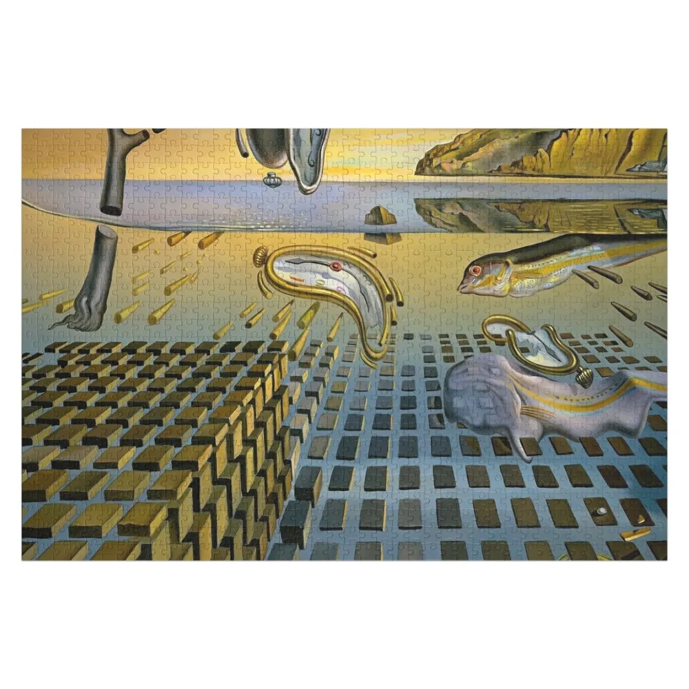 salvador dali digital painting salvador dali artwork Jigsaw Puzzle Personalized Baby Object Custom Name Child Toy Anime Puzzle