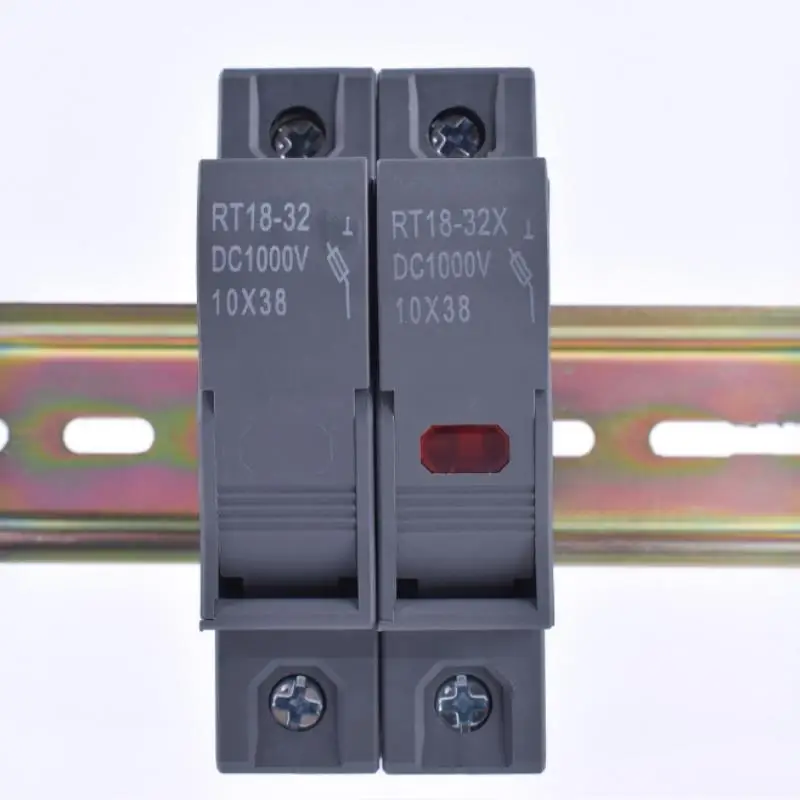 [MOA]DC1000V Fuse Photovoltaic Combiner Box Fuse10x38mm Fuse Core ZHPV-32 2p Holder High Breaking Capacity Fuses For Solar PV