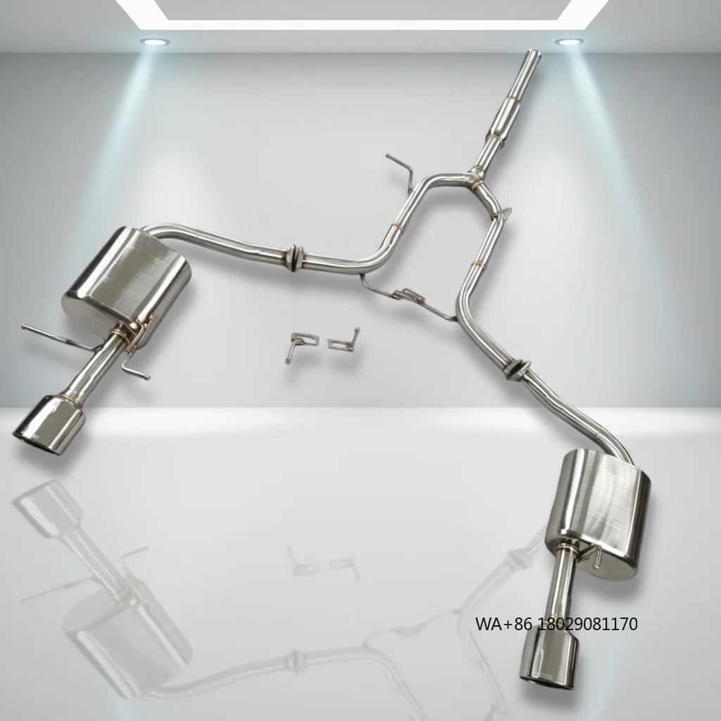 

Выхлопная система Catback ручной работы из нержавеющей стали 304 для E260 E200 1.8T 2010-2013 с глушителем, автомобильные выхлопные трубы