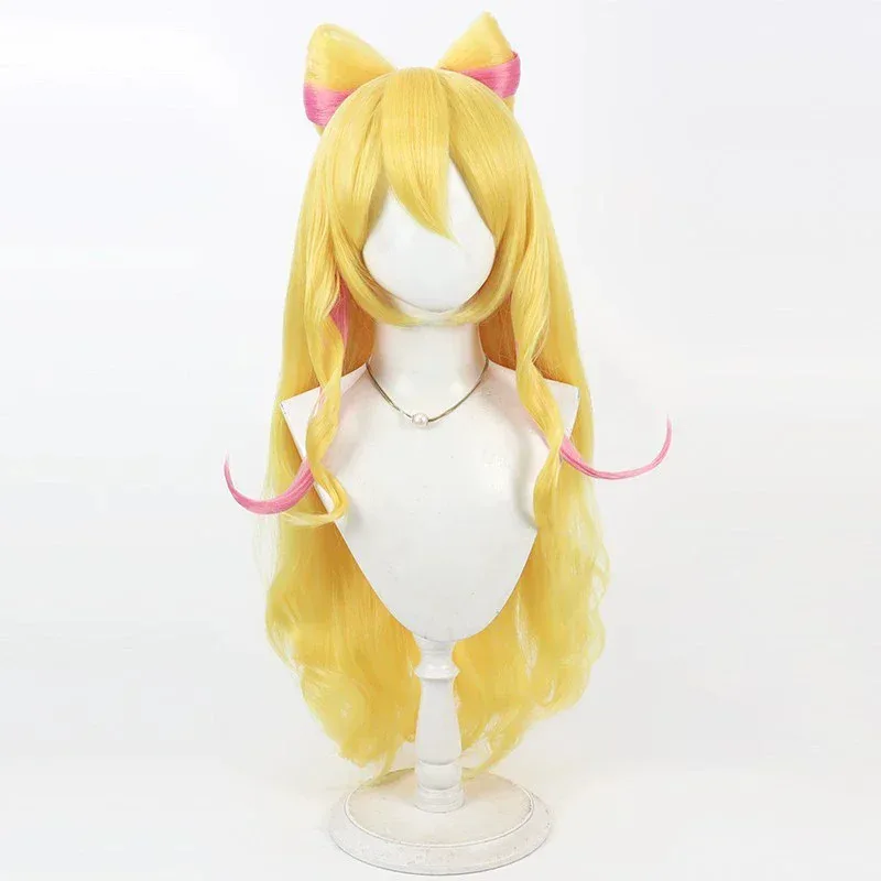 أزياء أنيمي يو آيد أيدول بريكور ساكورا أوتا التأثيرية فستان الأميرة الشبكي الوردي شعر مستعار امرأة مثير لطيف حفلة عيد ميلاد البدلة؛ 2'a,6.h؛